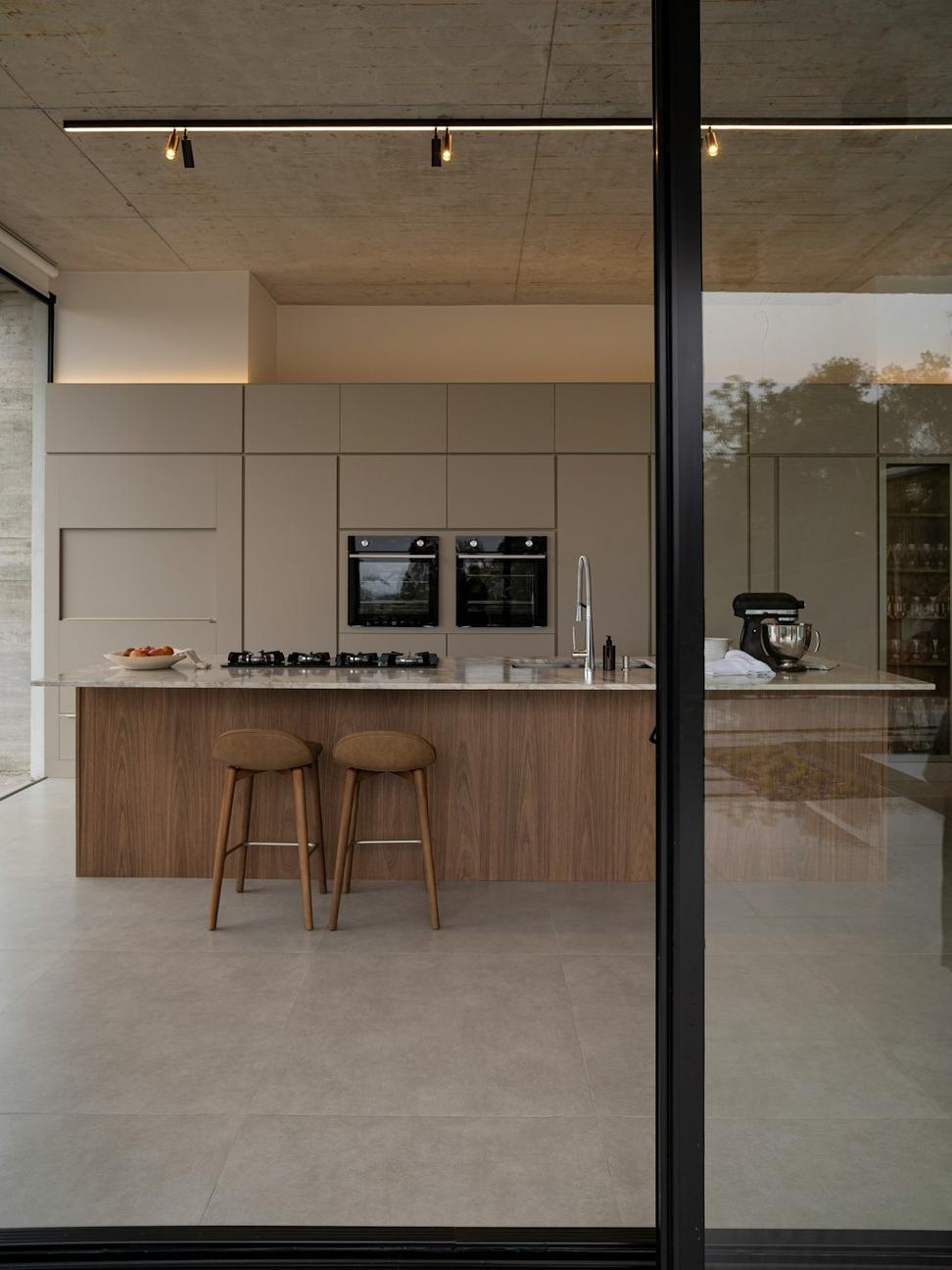 Finished interior